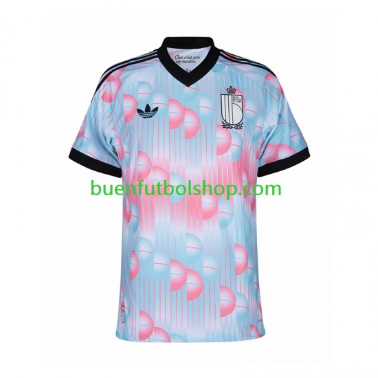 Camiseta de Fútbol Bélgica World Cup 2026 Segunda Equipación Manga Corta Hombre