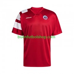 Camiseta de Fútbol Chile 1994 Primera Equipación Manga Corta Hombre