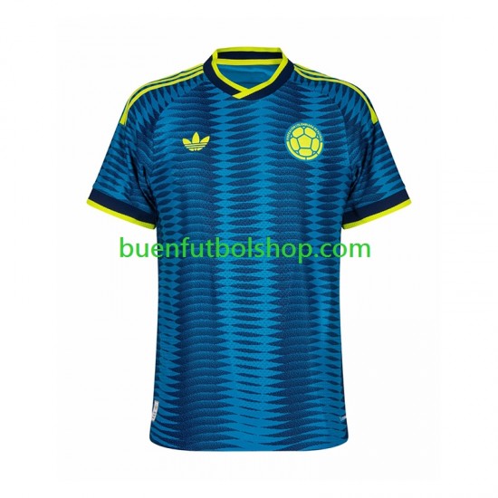 Camiseta de Fútbol Colombia World Cup 2026 Segunda Equipación Manga Corta Hombre