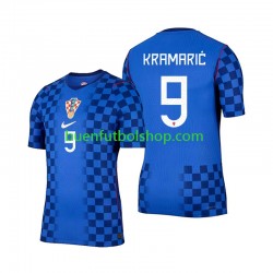 Camiseta de Fútbol Croacia Andrej Kramaric 9 World Cup 2026 Segunda Equipación Manga Corta Hombre