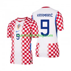 Camiseta de Fútbol Croacia Andrej Kramaric 9 World Cup 2026 Primera Equipación Manga Corta Hombre