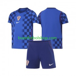 Camiseta de Fútbol Croacia World Cup 2026 Segunda Equipación Manga Corta Niño