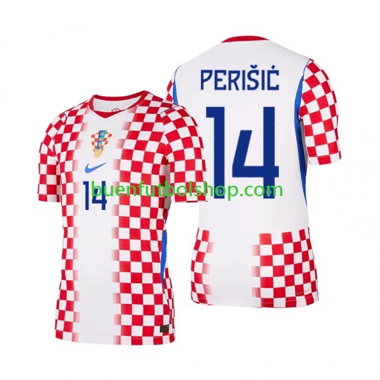 Camiseta de Fútbol Croacia Ivan Perisic 14 World Cup 2026 Primera Equipación Manga Corta Hombre