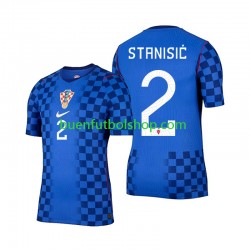 Camiseta de Fútbol Croacia Josip Stanisic 2 World Cup 2026 Segunda Equipación Manga Corta Hombre