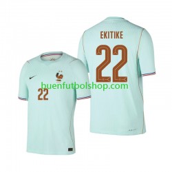 Camiseta de Fútbol Francia Hugo Ekitike 22 World Cup 2026 Segunda Equipación Manga Corta Hombre