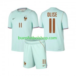 Camiseta de Fútbol Francia Michael Olise 11 World Cup 2026 Segunda Equipación Manga Corta Niño