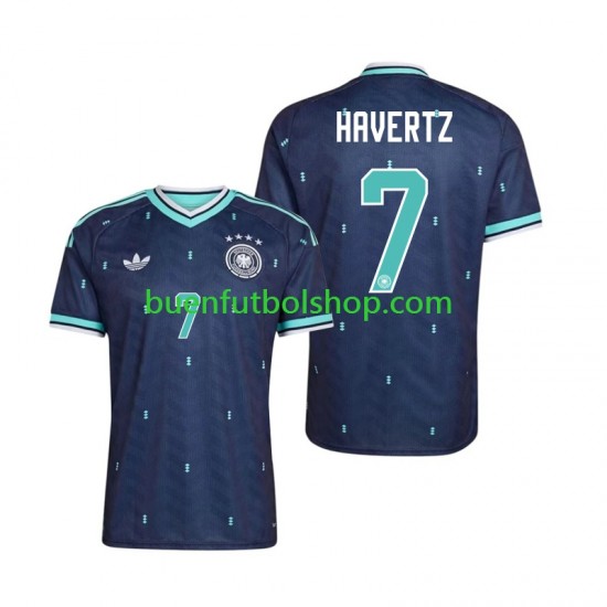 Camiseta de Fútbol Alemania Kai Havertz 7 World Cup 2026 Segunda Equipación Manga Corta Hombre