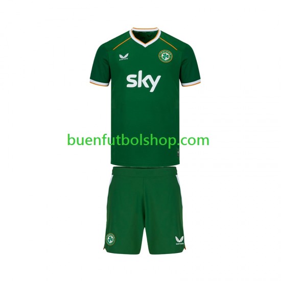 Camiseta de Fútbol Irlanda 2026 Primera Equipación Manga Corta Niño