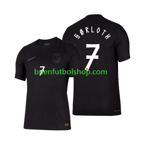 Camiseta de Fútbol Noruega Alexander Sorloth 7 World Cup 2026 Segunda Equipación Manga Corta Hombre