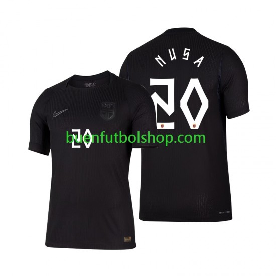 Camiseta de Fútbol Noruega Antonio Nusa 20 World Cup 2026 Segunda Equipación Manga Corta Hombre