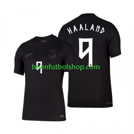 Camiseta de Fútbol Noruega Erling Haaland 9 World Cup 2026 Segunda Equipación Manga Corta Hombre