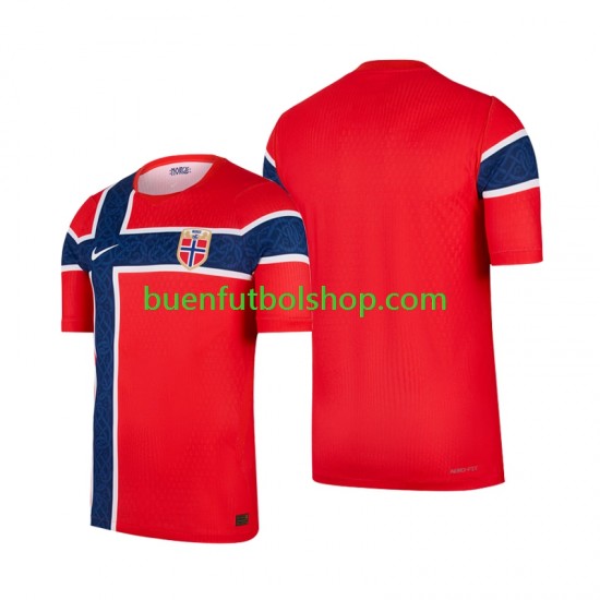 Camiseta de Fútbol Noruega World Cup 2026 Primera Equipación Manga Corta Hombre