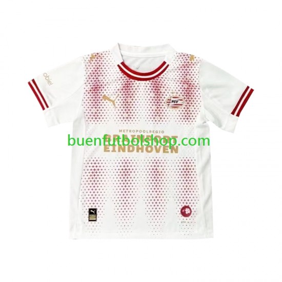 Camiseta de Fútbol PSV Eindhoven Efteling 2025-2026 Cuarta Equipación Manga Corta Hombre