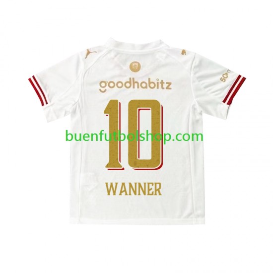 Camiseta de Fútbol PSV Eindhoven Paul Wanner 10 Efteling 2025-2026 Cuarta Equipación Manga Corta Hombre