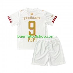 Camiseta de Fútbol PSV Eindhoven Ricardo Pepi 9 Efteling 2025-2026 Cuarta Equipación Manga Corta Niño