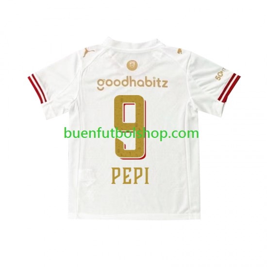 Camiseta de Fútbol PSV Eindhoven Ricardo Pepi 9 Efteling 2025-2026 Cuarta Equipación Manga Corta Hombre