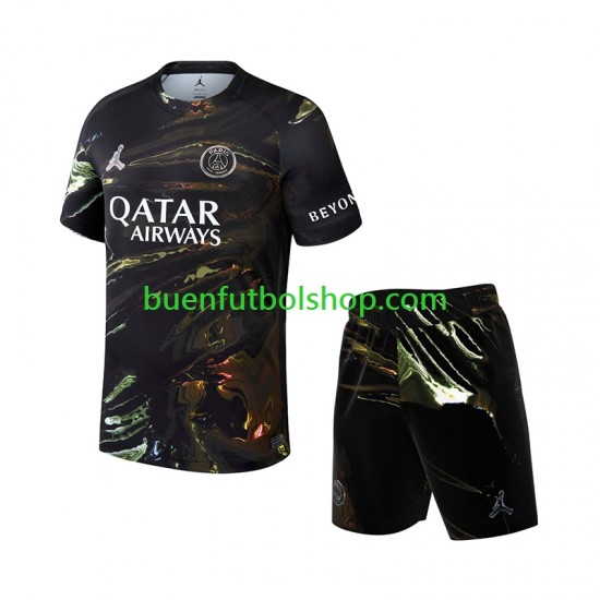 Camiseta de Fútbol Paris Saint-Germain Night Edition 2025-2026 Cuarta Equipación Manga Corta Niño