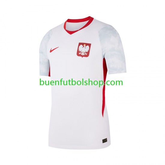 Camiseta de Fútbol Polonia 2026 2027 Primera Equipación Manga Corta Hombre