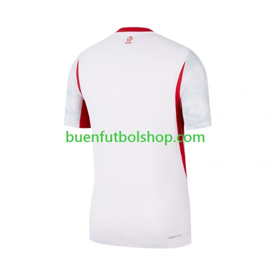 Camiseta de Fútbol Polonia 2026 2027 Primera Equipación Manga Corta Hombre