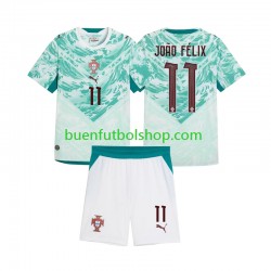 Camiseta de Fútbol Portugal Joao Felix 11 2026 2027 Segunda Equipación Manga Corta Niño