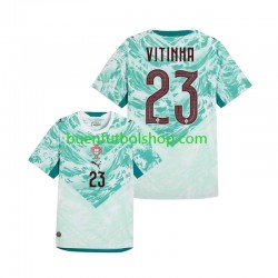Camiseta de Fútbol Portugal Vitinha 23 World Cup 2026 Segunda Equipación Manga Corta Hombre