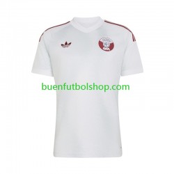 Camiseta de Fútbol Catar 2026 2027 Segunda Equipación Manga Corta Hombre