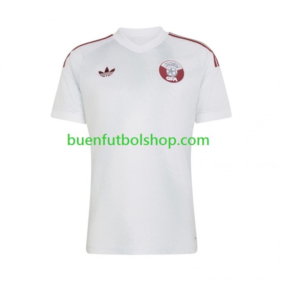 Camiseta de Fútbol Catar 2026 2027 Segunda Equipación Manga Corta Hombre