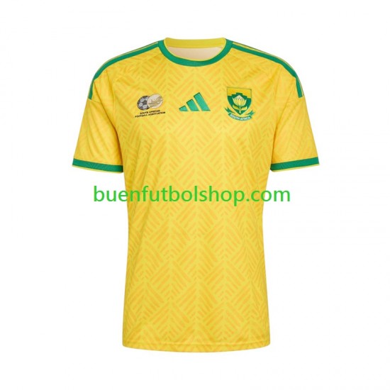 Camiseta de Fútbol Sudáfrica World Cup 2026 Primera Equipación Manga Corta Hombre