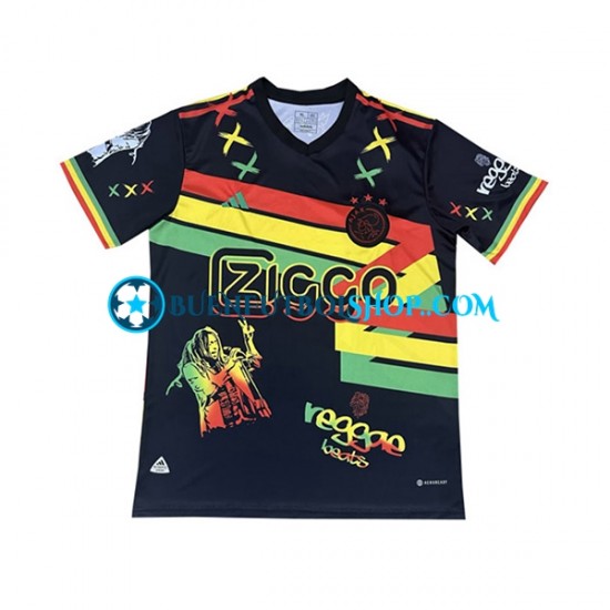 Camiseta de Fútbol AFC Ajax Bob Marley 2023-2024 Primera Equipación Manga Corta Hombre