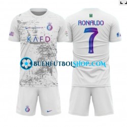 Camiseta de Fútbol Al-Nassr Ronaldo 7 2023-2024 Tercera Equipación Manga Corta Niño Camiseta de Fútbol Al-Nassr Ronaldo 7 2023-2024 Tercera Equipación Manga Corta Niño