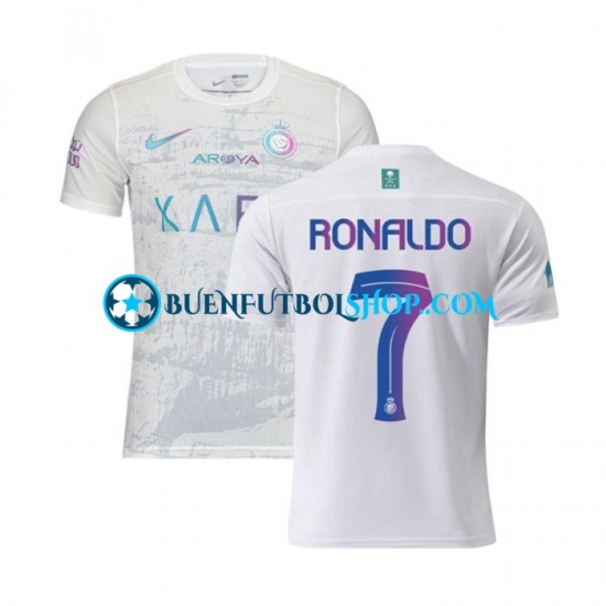 Camiseta de Fútbol Al-Nassr Ronaldo 7 2023-2024 Tercera Equipación Manga Corta Hombre