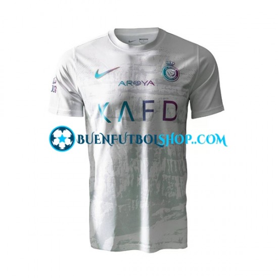 Camiseta de Fútbol Al-Nassr 2023-2024 Tercera Equipación Manga Corta Hombre