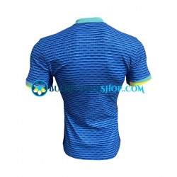 Camiseta de Fútbol Brasil 2023-2024 Segunda Equipación Manga Corta Hombre