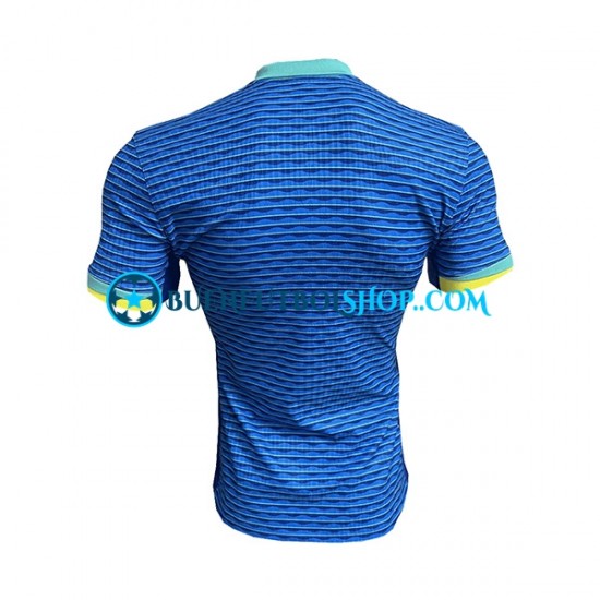 Camiseta de Fútbol Brasil 2023-2024 Segunda Equipación Manga Corta Hombre