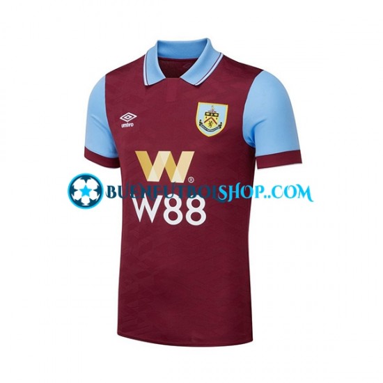 Camiseta de Fútbol Burnley 2023-2024 Primera Equipación Manga Corta Hombre