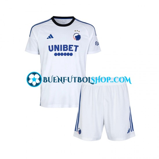 Camiseta de Fútbol FC Copenhagen 2023-2024 Primera Equipación Manga Corta Niño