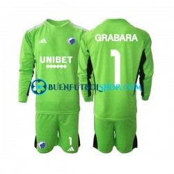 Camiseta de Fútbol FC Copenhagen Portero GRABARA 1 2023-2024 Cuarta Equipación Manga Larga Niño Camiseta de Fútbol FC Copenhagen Portero GRABARA 1 2023-2024 Cuarta Equipación Manga Larga Niño