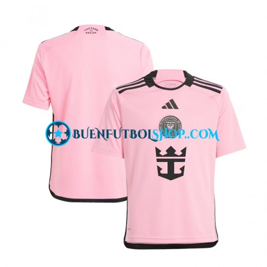 Camiseta de Fútbol Inter Miami 2024 Primera Equipación Manga Corta Hombre