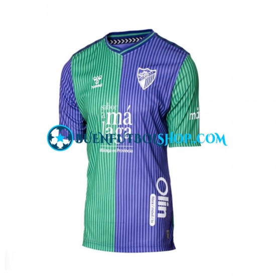 Camiseta de Fútbol Málaga CF 2023-2024 Segunda Equipación Manga Corta Hombre