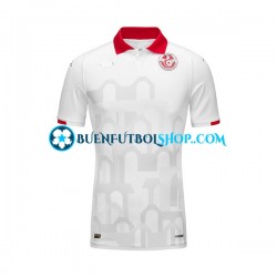 Camiseta de Fútbol Túnez 2023-2024 Segunda Equipación Manga Corta Hombre