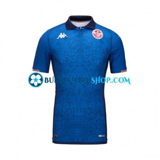 Camiseta de Fútbol Túnez 2023-2024 Tercera Equipación Manga Corta Hombre