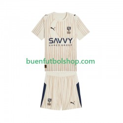 Camiseta de Fútbol Al Hilal CWC 2025-2026 Segunda Equipación Manga Corta Niño