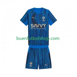 Camiseta de Fútbol Al Hilal CWC 2025-2026 Primera Equipación Manga Corta Niño