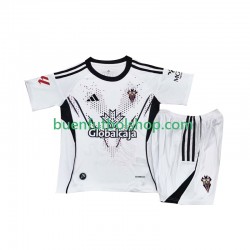 Camiseta de Fútbol Albacete 2025-2026 Primera Equipación Manga Corta Niño