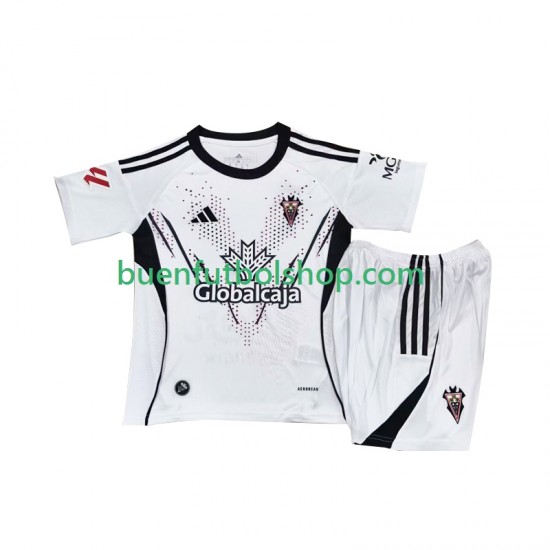 Camiseta de Fútbol Albacete 2025-2026 Primera Equipación Manga Corta Niño