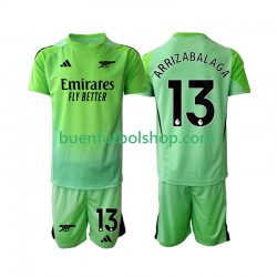 Camiseta de Fútbol Arsenal Portero Kepa Arrizabalaga 13 2025-2026 Segunda Equipación Manga Corta Niño Camiseta de Fútbol Arsenal Portero Kepa Arrizabalaga 13 2025-2026 Segunda Equipación Manga Corta Niño