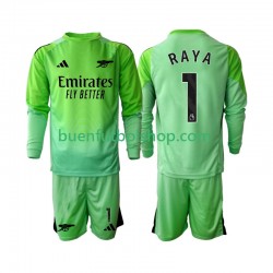 Camiseta de Fútbol Arsenal Portero Raya 1 2025-2026 Segunda Equipación Manga Larga Niño Camiseta de Fútbol Arsenal Portero Raya 1 2025-2026 Segunda Equipación Manga Larga Niño