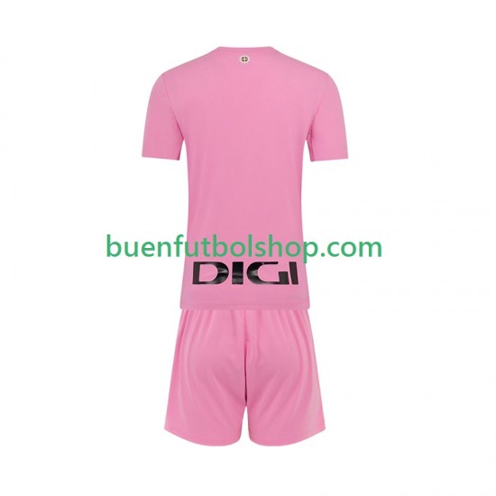 Camiseta de Fútbol Athletic Bilbao Portero 2025-2026 Segunda Equipación Manga Corta Niño