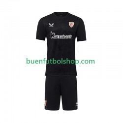 Camiseta de Fútbol Athletic Bilbao Portero 2025-2026 Primera Equipación Manga Corta Niño