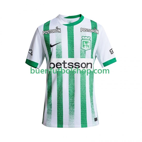 Camiseta de Fútbol Atletico Nacional 2025 Primera Equipación Manga Corta Hombre